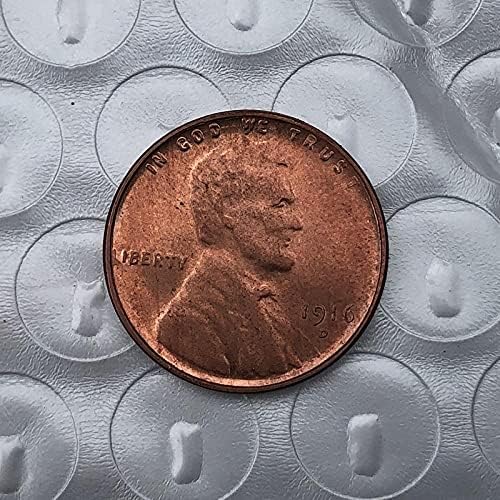 Криптовалюта 1916 г Криптовалюта Любима Монета Реплика Възпоменателни Монети Американската Стара Монета, Позлатена са подбрани Монета Щастливата Монета на Декорат