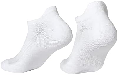 Чорапи с дълбоко деколте - Мъжки чорапи на мека подплата Comfort Fit с контрол на усвояване на влага и компресирани арка,