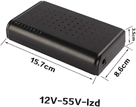 Комутатор X-DREE 8-портов 10/100 Mbps Ethernet PoE Smart със 7 порта PoE 12-55 (switch PoE Smart Ethernet с 8 порта 10/100