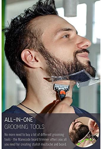 WaNana Great Barber Доставя Инструмент за даване на форма брада, за да оформи мустаци-Ръководство за подрязване на няколко