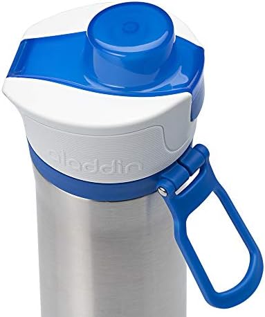 Бутилка за вода Аладин Active Hydration С Вакуумна изолация от Неръждаема Стомана, Синя, 0,6 литра