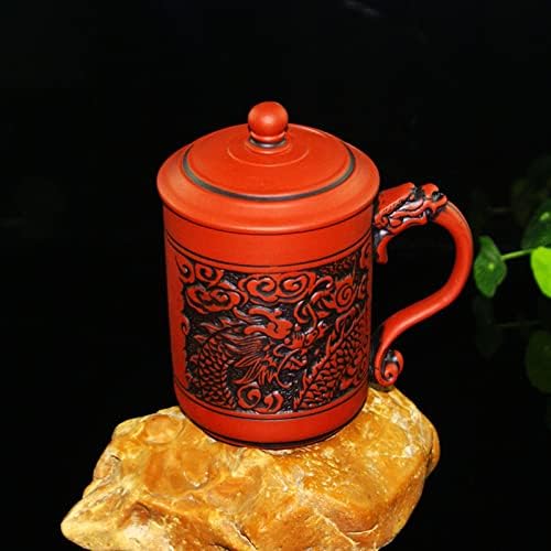Чаена чаша Zisha 17 Грама, Китайска Чаена Чаша от естествена Лилава Глина Yixing, Изискана Чаена Чаша ръчна изработка,