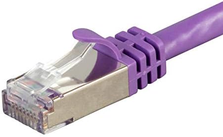 Свързване на Ethernet кабел Monoprice Cat7 - 7 фута - Синьо | Flexboot RJ-45 С многожильным тел 600 Mhz-S/FeetP CMX от