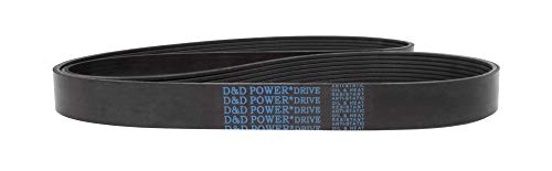 D&D PowerDrive 25-060407 Авто Заменяеми Колана NAPA, Гума, 6
