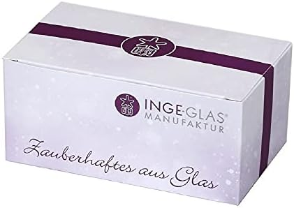 Коледна Украса от германския Бластване стъкло Inge Glas Elephant Elli Phant 1-037-13 IGM