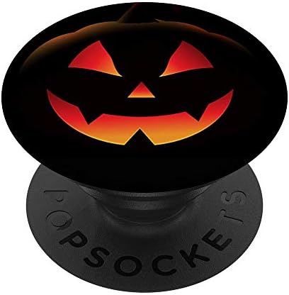 PopSockets PopGrip с Ужасен Тыквенным лице на Хелоуин: Замяна дръжка за телефони и таблети