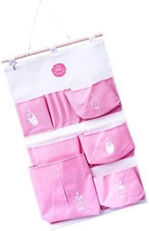 Cabilock Подвесная Чанта Холщовая Чанта За съхранение Чанти-Организаторите Домашен Органайзер Стенни Bag Държач за съхранение