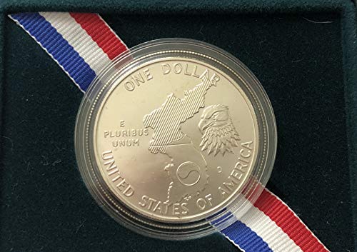 Сребърен паметник на корейската война 1991 г. през оригиналната опаковка САЩ Долар, Без да се позовават на Монетния двор