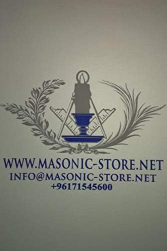 Масонски Ад Син Нашийник-веригата Grand Lodge с покритие G - 24 K + Калъф