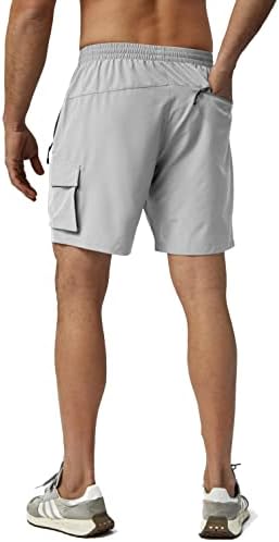 Мъжки Туристически Панталони-Карго Nomolen, Леки, бързо съхнещи Спортни къси Панталони с много Джобове за Тренировки,