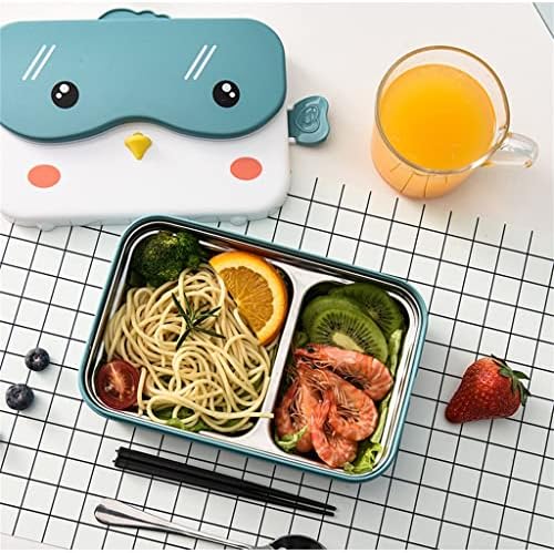 XDCHLK Bento Box Мультяшные Обяд-апарати с офиси от Неръждаема Стомана за деца, Готовящаяся в Микровълнова фурна Училищна