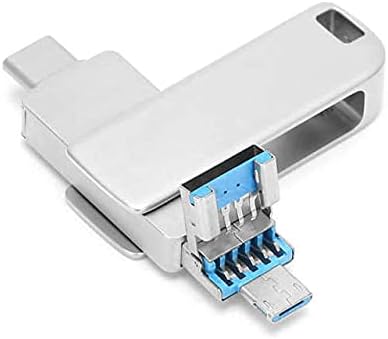 Съединители U Диск OTG 3-Портов usb флаш устройство USB3.0 С висока скорост на запис и четене на паметта Диск - (Цветен: