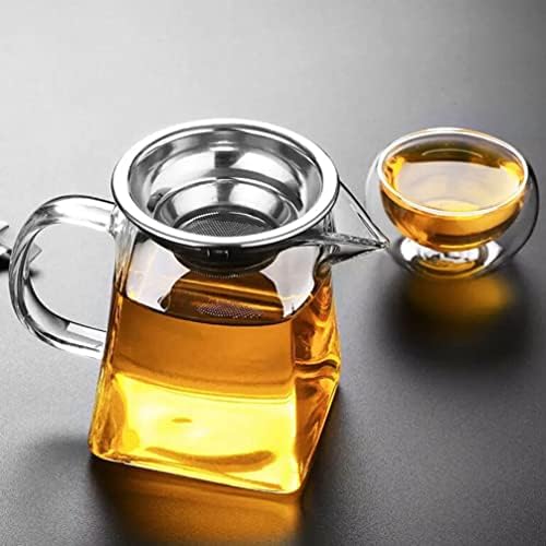 Luxshiny Стъклен Чайник за Чай с приготвяне на чай: Прозрачна Кана За Чай температурна устойчивост кана за Кафе 750 мл