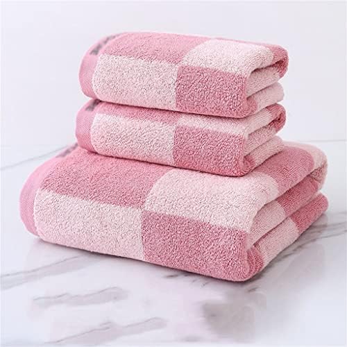 Памучни кърпи QUUL, Цветно кърпи за баня, гъст Кърпа за възрастни, плюс хавлиена Кърпа, Мека кърпи за баня, костюм (Цвят: