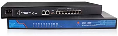 ЮЕСАР-N668 8 Пристанища за Устройство на последователни портове RS232/RS485/RS422 Модул последователни конвертори в Ethernet