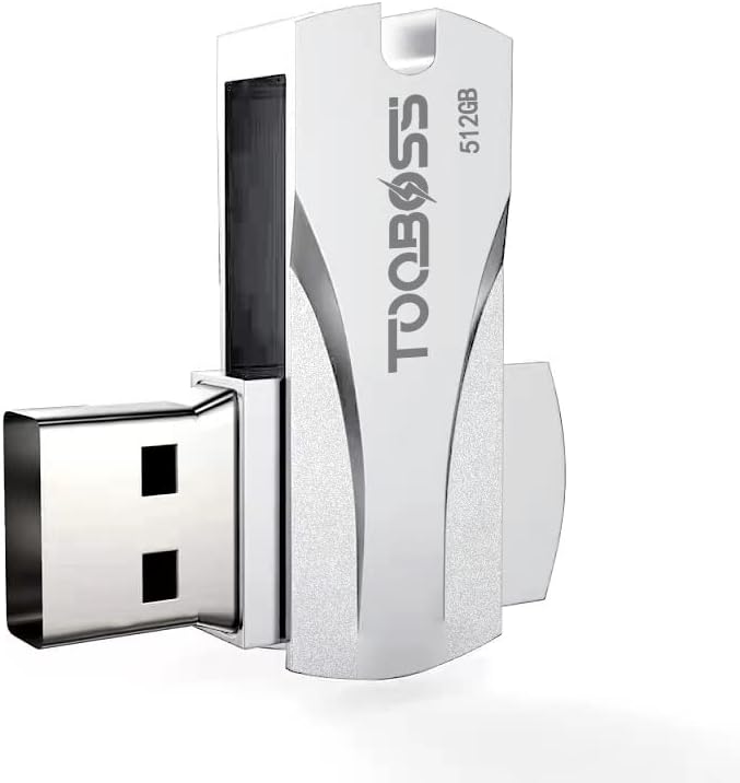 USB флаш устройство с капацитет 512 GB, Високоскоростна флаш памет Memory Stick, Дизайн със завъртане на 360 ° за вашия