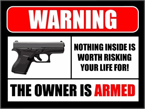 2-аз Изменение На Пистолета Предупреждение на Собствениците Пистолети Стикер за Сигурност Decal 10002