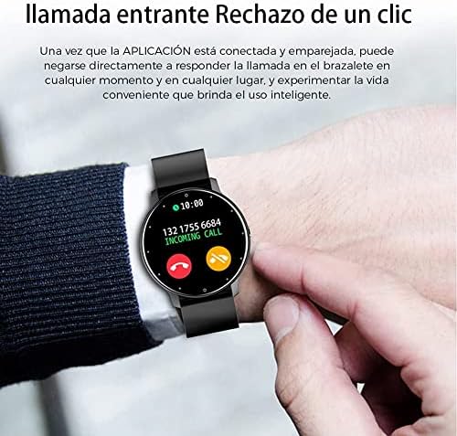 Smartwatch Reloj Inteligente para y Mujer Hombre Banda Inteligente 1.28 Pantalla Táctil Completa Pulsera Deportivo Impermeable