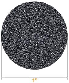 uxcell 1-Инчов диск за Шлайфане с плетене на една кука и линия на влажна / Суха силициев карбид Шкурка 80/100/120 В продуктова гама 60 бр.