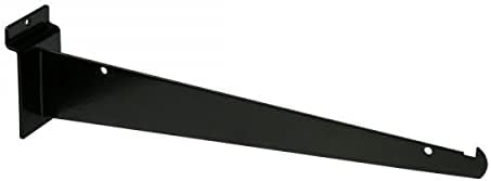 Ослепителен дисплей 10 Черно Скоба за рафтове за ножове с выступом - 10 бр. - Подходящ за всички панели ламели