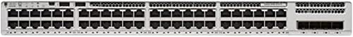 Нов Cisco Catalyst 9200L - Мрежови основи - Комутатор - 48 порта - рейки монтирани (C9200L-48T-4G-E)