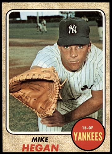 1968 Topps 402 Майк Хиган Ню Йорк Янкис (Бейзболна картичка) VG Янкис