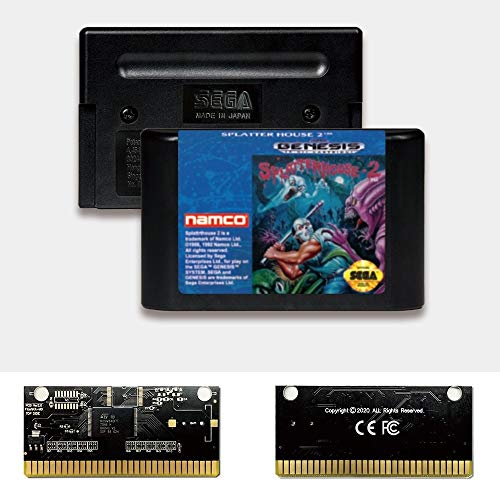 Aditi Splatterhouse 2 - САЩ Лейбъл Flashkit MD Безэлектродная златна печатна платка за игралната конзола Sega Genesis