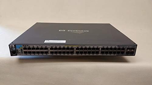 Комутатор HP J9148A ProCurve 2910al-48G-PoE Ethernet - 48 порта - Управлява - 48x (обновена)