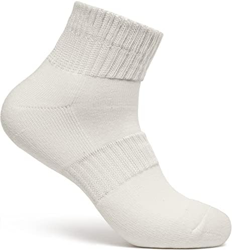 TSLA 3 Чифта Мъжки и женски Чорапи за Диабетици команда, Свободно Намаляване На Нищо Не Задължаващи Удобни Чорапи, Памучни