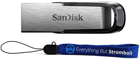 Флаш памет SanDisk 128GB Ultra Flair USB 3.0 с високоскоростна памет от 128 Гигабайта (SDCZ73-128G-G46) в комплект с