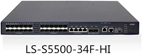 Комутатор Ethernet H3C LS-S5500-34F-HI с 24 оптични порта + 4-port gigabit switch на нивото на ядрото