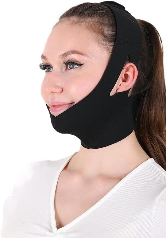 Лицето на големия издърпайте ремъка 2020 нова маска превръзка, за да се спра на двойна брадичка работа с асансьор V маска