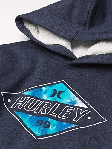 Hoody-пуловер с графичен дизайн за момчета Хърли