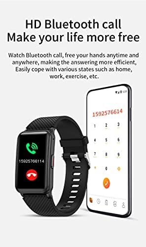 UCCE Мъжки смарт часовници H96 Bluetooth Предизвикателство Възпроизвеждане на Музика Напомняне Съобщения Проследяване