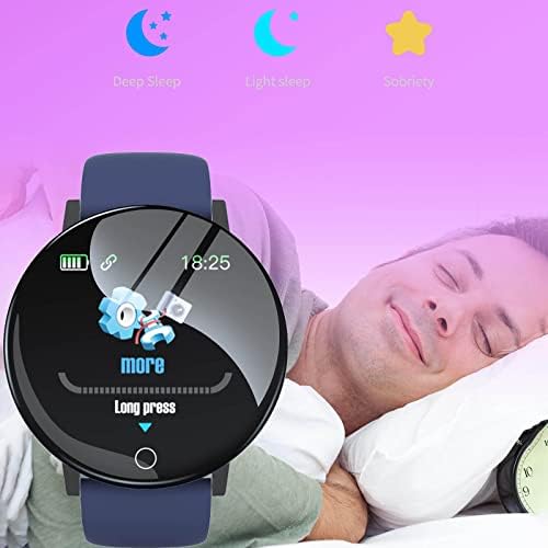 YIISU Smart-Часовници, Модни Умни спортен Часовник-Тънък Дизайн Водоустойчив за Мъже Жени HW8
