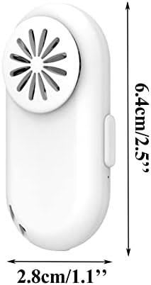 Мини вентилатор GILIGEGE за многократна употреба Портативен Вентилатор за лице с Клипсой, Летен Носене Спортен Охлаждащ