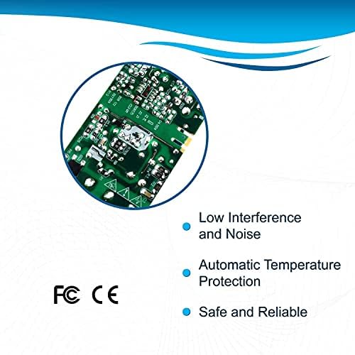 Адаптер за променлив ток HQRP 12, съвместими с Philips Respironics MW115RA1200N02 AA24750L AT000713 Remstar Pro M Ault