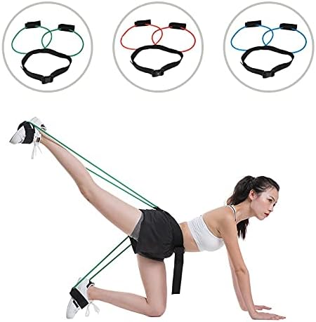 XBWEI Эспандеры За тренировка Фитнес, еластични ленти на Бедрата, за тренировка на мускулите на женските бедра, крака,