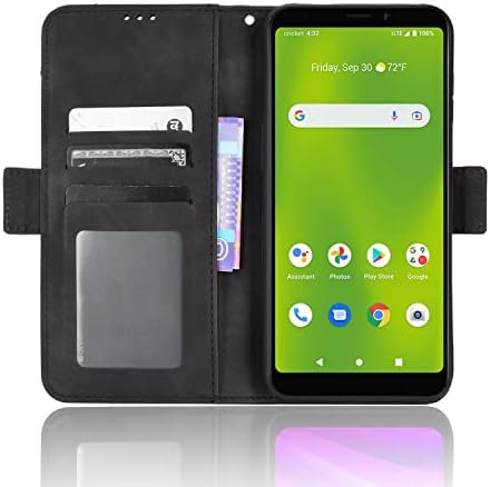 Чанта-портфейл Futanwei за Cricket Debut Smart LTE | Дебютен smart-калъф | Debut-Калъф за смартфон |Дебютен смарт флип калъф |Premium-чанта-портфейл от изкуствена кожа | Калъф с 5 слота за кар