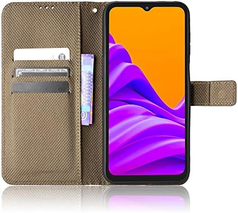 Futanwei Debut-Калъф за смартфон за крикет дебют Smart Case |Дебютен смарт портфейл | Луксозен Калъф-портфейл от изкуствена кожа с панти капак за жени | Магнитна закопчалка | 3 с?