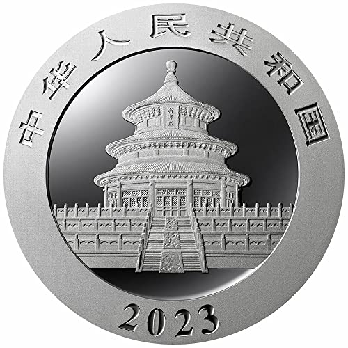 2023 DE Модерна Възпоменателна Монета PowerCoin Китай Панда Сребърна Цветна Монета за 10 Юана Китай 2023 BU Лъскава Необращенная