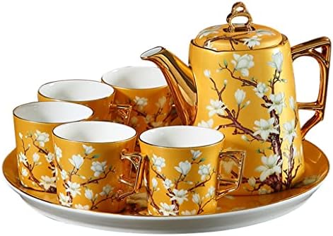 WJCCY Домакински Следобеден Чай, Чай С Тавата Комплект За Дневна В Европейски Стил Чаша За Пиене, Определени За Пиене
