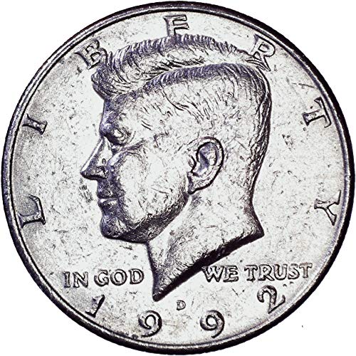 1992 D Кенеди Полдоллара 50 цента е Много Добре