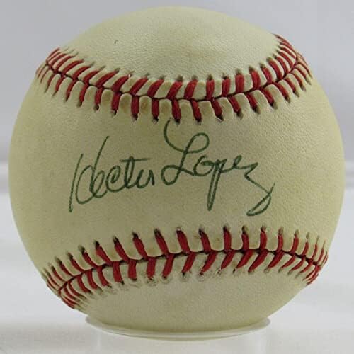Хектор Лопес Подписа Автограф Rawlings Baseball Б92 - Бейзболни Топки С Автографи