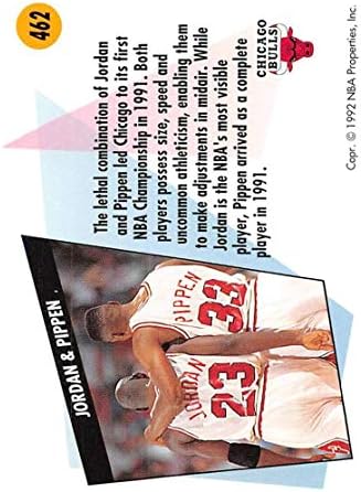 1991-92 SkyBox Баскетбол 462 Майкъл Джордан /Скоти Pippen Чикаго Булс TW Официалната търговска картичка НБА