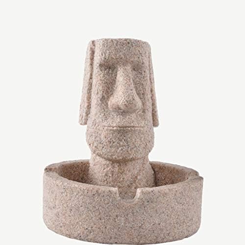ШИПТ Пепелник 3D Портрет на Лицето Камък Великден Начало Декор Офис Украса