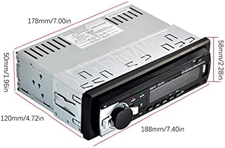 HNKDD 12v Универсален Автомобилен MP3-Стерео Fm, Aux Вход Приемник Sd, USB Mp3-Радиоплеер в блока