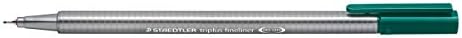 Дръжка triplus 334 0,3 мм Staedtler Fine liner четки Superfine Point Pen Цвят на морска вълна (опаковка от 10 броя)