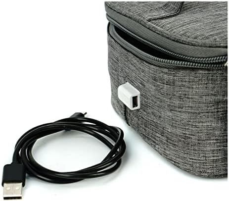 чанта за хранене USB Преносима Топло за хранене И Нагревател Чанта за Обяд За Пикник на Открито Офис Преносима Чанта