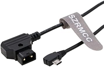 SZRMCC Ядрото Нано Follow Focus Мотор или Ръкохватката с прав ъгъл на Наклона на Micro USB 5V се Регулира по Кабел на